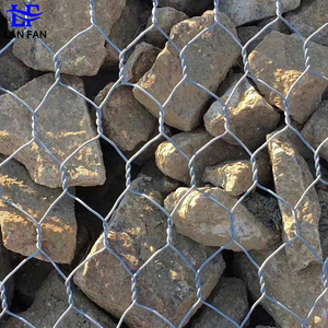 Özel kesme işleme Gabion kaynaklı Gabion kafes kutusu ile taş gabyon tel örgü kafes <span class=keywords><strong>Metal</strong></span> altıgen duvar sepeti - Product Image 3