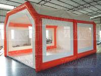 PVC étanche à l'air gonflable tente de garage/portable gonflable de couverture de voiture/peinture en aérosol à vendre