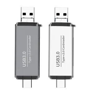 5 In 1 USB 3.0 Type C Micro USB SD TF Memory Card Reader Multifunction Card Reader Adapter 5Gbps for Android IPhone Computer