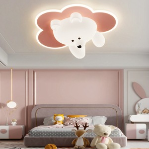 Baby Room per bambini luce da soffitto carina orso decorazione per la casa nuvola cerchio minimalista creativo di lusso <span class=keywords><strong>lampadario</strong></span> a LED - Product Image 2