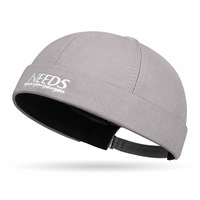 Casquette sans visière unisexe style Hip Hop, broderie coréenne, pour tête chauve, style Hipster, chapeau de fermier chinois