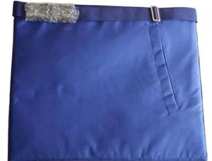 Artículo masónico de alta calidad, delantal de cuero Masonic Regalia, delantal bordado con logotipo personalizado para masón - Product Image 4