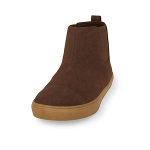 Botas <span class=keywords><strong>Chelsea</strong></span> de Cuero Marrón para Niños, Moda <span class=keywords><strong>2020</strong></span>, Botines de Otoño e Invierno para Niños - Product Image 2