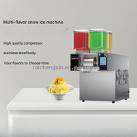 Machine à Bingsu coréenne multifonction pour faire des glaces en flocons de neige, avec fonction d'auto-nettoyage.