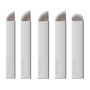 Microblading Tebori Blades Agujas de tatuaje Agujas de maquillaje permanente Manual Cejas Cuchillas Alfileres de sombreado - Product Image 1