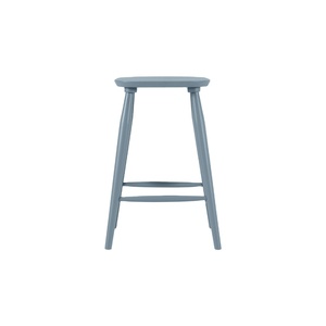 Tabouret de bar, siège en métal et en bois, noir, avec Base en métal, pour comptoir de Bar et tabouret de cuisine, meubles de salon - Product Image 2