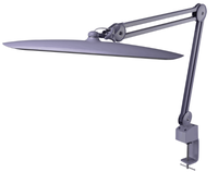 Lampe de salon de beauté LED 9501LED à large abat-jour, 24W, lumière cosmétique pour les cils, lampe de travail LED rechargeable avec pince