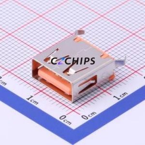 916-162A1112Y10210 USB Connector Through hole Component (THT) Connector Type-A USB 2.0 Female Through Hole - Product Image 1