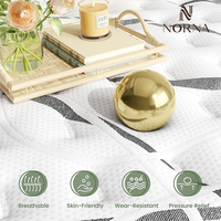 Matelas à ressorts ensachés en tissu de bambou de 12 pouces Queen King Matelas à ressort hélicoïdal intérieur Boîte en carton à rouleau sous vide Prix bon marché-pour les hôtels