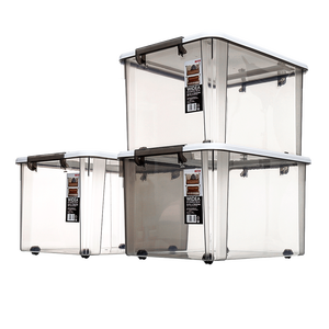 Chất lượng cao trong suốt sử dụng nhà nhựa PP xếp chồng lưu trữ hộp & Thùng - Product Image 1