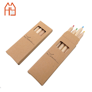 Trẻ Em Món Quà Nghệ Thuật Gói 3/4/<span class=keywords><strong>6</strong></span> Mini Màu Bút Chì Thiết Lập Ngắn Bằng Gỗ Bút Chì Màu Thiết Lập Cho Khuyến Mãi - Product Image 4