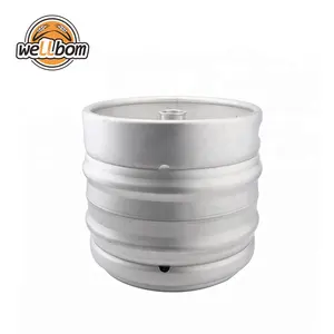 15L 20L 30L 50L Stainless Steel Stackable Home Brew Sankey Empty Euro Beer Barrel Keg