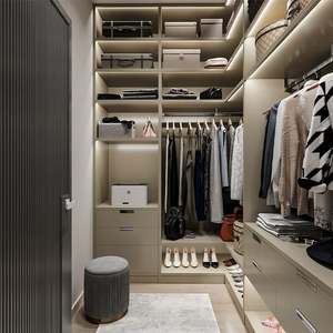 Armario Abierto de Melamina para Guardarropa, Diseño Americano, Color Blanco - Product Image 5