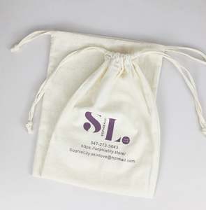 Luxury Business Personalised Organic Cotton Drawstring Packing/<b>Shoe</b> Dust Bag - Product Image 1