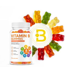 Vente en gros en vrac de compléments nutritionnels sous marque <span class=keywords><strong>blanche</strong></span> pour la santé cérébrale et l'amélioration des performances, marque personnalisée OEM, Gummies de vitamines B pour adultes - Product Image 2