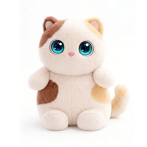 Giocattolo Interattivo Intelligente AI Personalizzabile a Forma di Gatto, Peluche di Lusso con Grandi Occhi, Gattino Calico, Animale di Supporto Emotivo per Bambini - Product Image 2