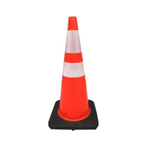 multi functional black base traffic cone manufacturers conos seguridad vial road construction cones