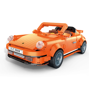 COGO الساخن بيع سباق سيارة الاطفال التعليمية البلاستيك نموذج الطوب البناء مجموعة الفتيان بناء كتل لعبة - Product Image 2