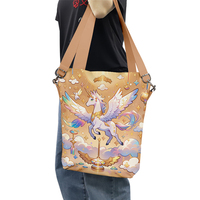Sac bandoulière de haute qualité en tissu résistant avec design anime personnalisé, sacoche latérale portable pour voyage