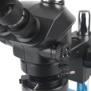 ‎ وجديد 3.5X-100X مختبر صناعي Simul مجهر ثلاثي العينين البؤري قابل للتعديل + كاميرا فيديو USB 12 ميجابكسل 48 ميجابكسل 4K 1500 P HDMl - Product Image 4