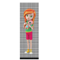 Pantalla LED Transparente de Alto Brillo Personalizada P3.91, Pantalla Holográfica a Todo Color para Escaparates Interiores