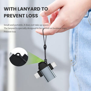 3-Trong-1 USB Loại <span class=keywords><strong>C</strong></span> Micro 8Pin OTG <span class=keywords><strong>Adapter</strong></span> Với DC Đầu Ra Tương Thích Với iPhone 14 13 12 11 Và Đối Với Samsung S23 S22 S21 S20 - Product Image 6
