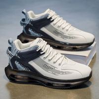 Chaussures de course à coussin d'air rebondissant, nouvelle conception, imperméables, respirantes, chaussures de sport, absorption des chocs, chaussures décontractées pour hommes, personnalisables