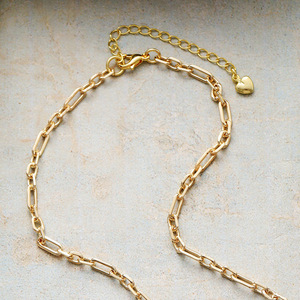 Collier ras du cou chic et minimaliste en labradorite en forme de goutte d'eau, plaqué or, cadeau pour femme - Product Image 4