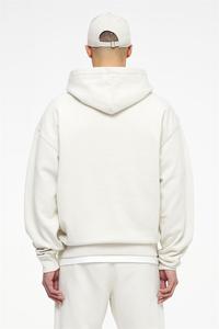 Sport Fitted Men Plain 100% Cotton Sweatsuits Fleece Chándal Logotipo personalizado Sudadera con capucha y Joggers Set - Product Image 5