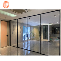 Pintu Geser Kedap Suara Berkualitas Tinggi dengan Kaca Ganda Tempered Desain Minimalis Modern untuk Ruang Tamu Hotel Mal