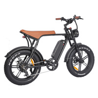 Elektro velosiped Fat bike 20 pulgadas 48V 500W fatbike V8 señora bicicleta eléctrica bicicleta