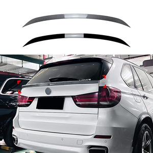 Bmw <b>Rear</b> <b>Spoiler</b> Carbon Fiber Texture Abs Material For X5 F15 2014 2018 Trunk Wing Exterior Modification - Product Image 1