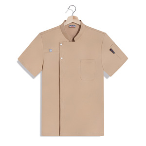 เสื้อเชฟสำหรับผู้ชายและผู้หญิง, 2กระดุมยืดหยุ่นเสื้อเชฟสำหรับทำอาหารร้านอาหารร้านอาหารใช้ได้ทั้งผู้หญิงและผู้ชายเสื้อโค้ทยูนิฟอร์มทำอาหาร - Product Image 6