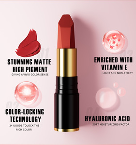 Lápices Labiales Veganos Mate de Alta Calidad al por Mayor, Sensación de Niebla de Terciopelo, Hidratantes, Suaves, Duraderos, Impermeables, Antiadherentes, a la Moda - Product Image 6