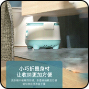 10L nuova lavatrice/asciugatrice pieghevole impilata con capacità di 2.1-4.5kg e controllo Touchscreen - Product Image 4