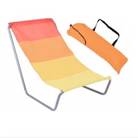 Chaise de plage inclinable portable pliable pour le camping, la sieste, le pique-nique, mobilier d'extérieur