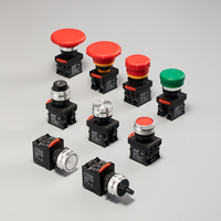 EAST Nouveaux interrupteurs à bouton-poussoir momentanés étanches à verrouillage automatique de 22 mm, bouton marche/arrêt, interrupteur de démarrage pour équipement mécanique