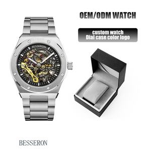 Reloj Cronógrafo de Acero Inoxidable, Mecánico Automático MIYOTA, con Cristal de Zafiro Luminoso y Grabado Personalizado OEM, para Negocios y Moda - Product Image 2