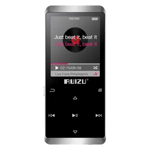 Dropship RUIZU D02 Mp4 Usb With Bluetooth Professional 1.8 Inch TFT Sreen Display Digital Voice Recorder MP3 Music Player