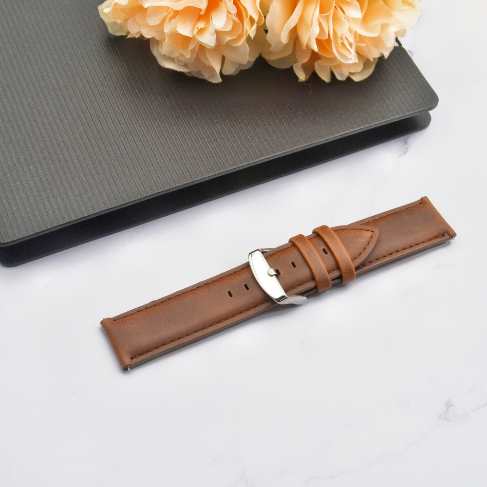 Brown with silver watch clasp