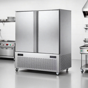 Nhà hàng thương mại Tủ đông đứng công suất lớn Thiết bị làm lạnh bằng thép không gỉ thẳng đứng với chế độ làm mát không khí-45 ° - Product Image 4