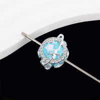 Boule d'argile en céramique pleine de strass, perle percée avec trou droit, accessoire de collier porte-clés de téléphone portable bricolage