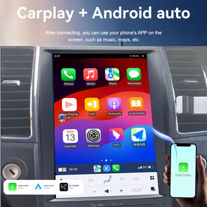 12.8 ''Carplay Cho Ford Kim Ngưu 2010 2019 Android13 Không Dây Đài Phát Thanh Xe Đầu Đơn Vị Tự Động Không Dây Đa Phương Tiện Máy Nghe Nhạc Hd Màn Hình Cảm Ứng - Product Image 3