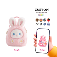 Sac à main kawaii en peluche personnalisé mignon lapin en peluche sac en peluche fabrication personnalisée en peluche