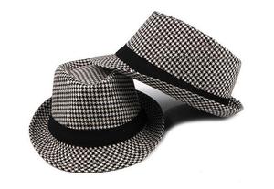 Custom Mens Fedora Hats Wholesale Unisex Houndstooth Fedora Hats Women - Product Image 5