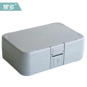 Bangduo Plastic Rectangle <b>Lunch</b> <b>Box</b> Single Layer Solid Color For All Users - Product Image 2