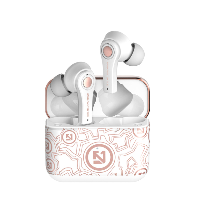 TS-100 TWS Wireless Earphones with Mic Charging Box Headphones 9D Gaming Headsets Sport Bluetooth V5.0 Earbuds for Xiaomi Phones