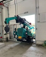 Grue araignée modulaire pour flotte de location, mini-grue sur chenilles avec pièces interchangeables et faible entretien pour les entreprises de location