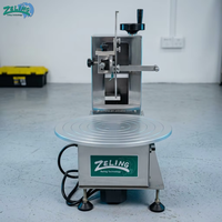 Nouvelle machine à décorer les gâteaux d'anniversaire automatique ZL-MD6, entièrement en acier inoxydable, commande par bouton, pour glaçage et lissage de crème, 4-12 pouces