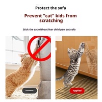 Film transparent imperméable en PVC double face anti-griffures pour canapé, protection des meubles et des murs, résistant aux griffures de chat